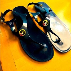 Blue Michael Kors sandals
